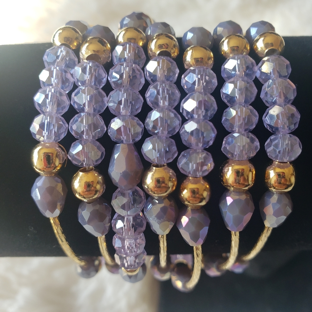NEW Stretch set of 7 bracelets